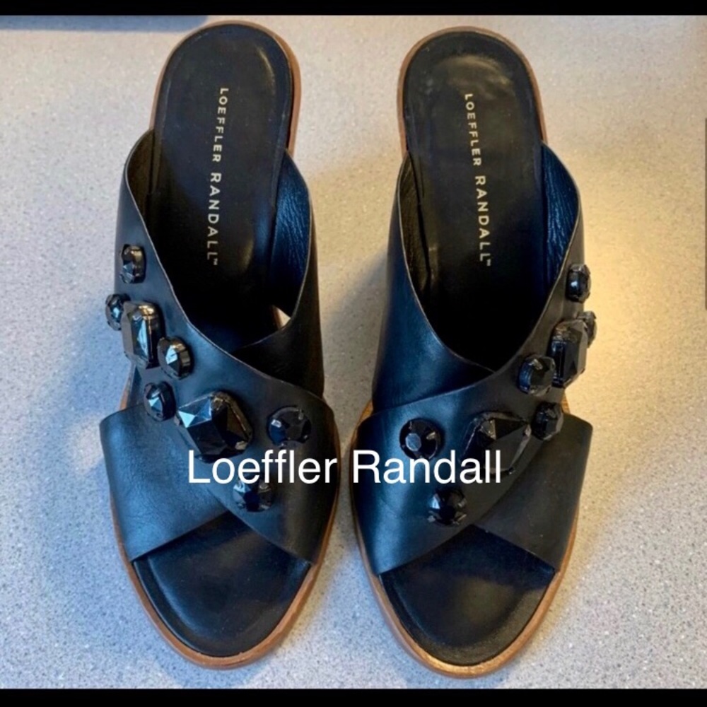 Loeffler Randall Leather Mules